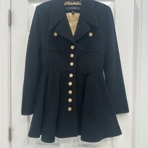 Laundry by Shelli Segal Military Wool Peacoat